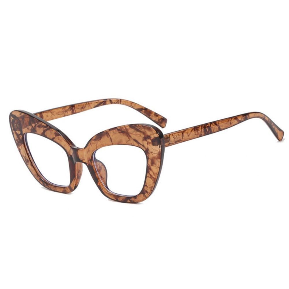 Oversized Cat Eye Blue Light Frames - Picture 5 of 7